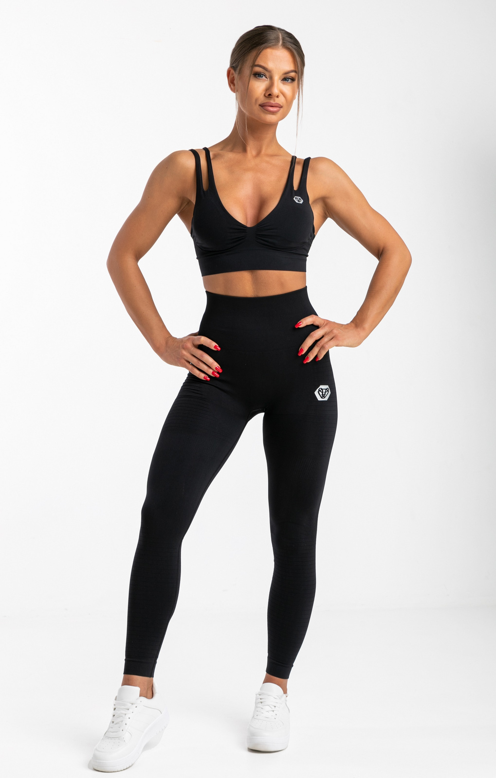 Seamless Leggings Black Perfect Shape (Push Up)