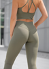 Legginsy Bezszwowe Olive Second Skin