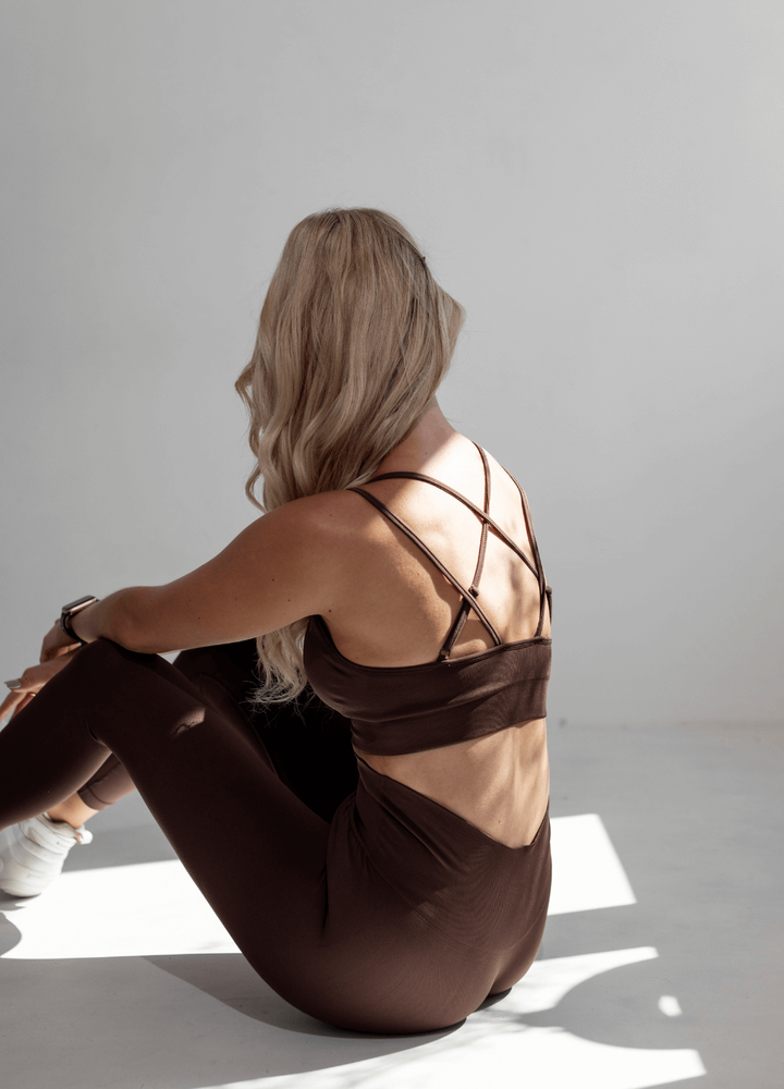 Bezešvé legíny Chocolate Perfect Shape (Push Up)