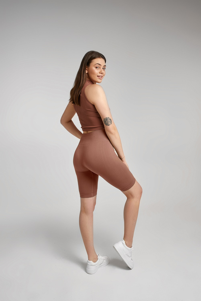 Bikery Bezszwowe Comfy Stripes Chocolate