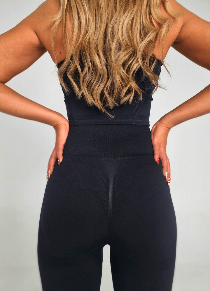 Seamless Leggings Push Up Black