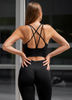 Bra Top Bezszwowy Black Second Skin