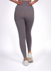 Legginsy Bezszwowe Light Grey Melange Strech