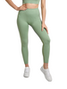 Legginsy Bezszwowe Seamless Comfy Stripes Pistachio