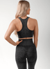 Bra Top Bezszwowy Hyperflex Breathable Black Melange