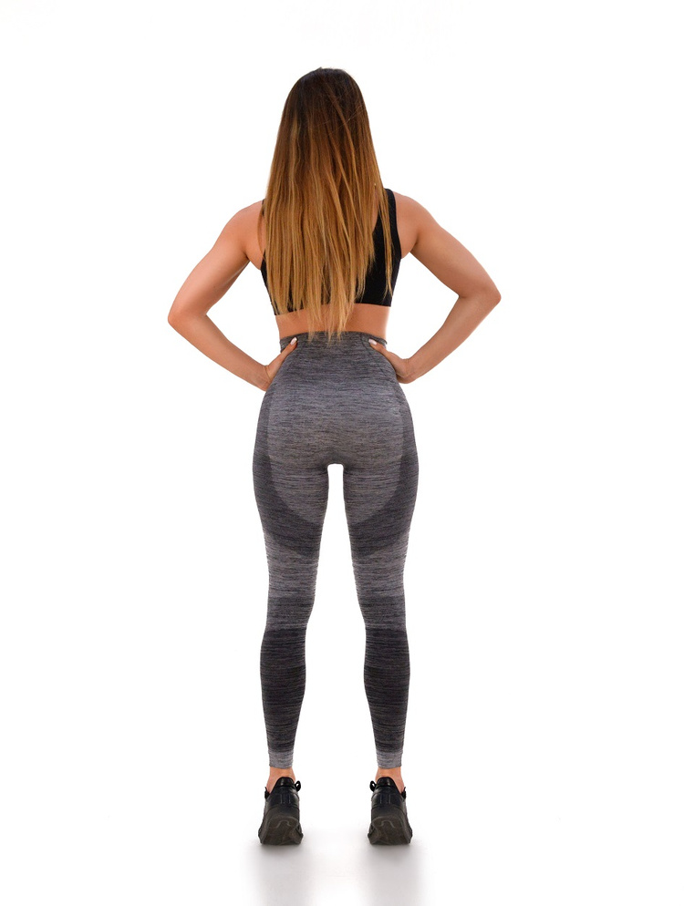 Bezešvé legíny Grey Melange Shape (Push Up)