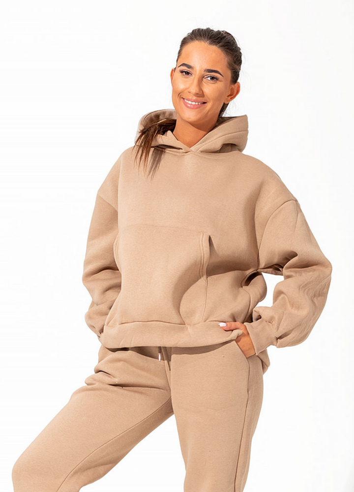 Mikina Oversize Almond Beige