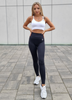 Bra Top Bezszwowy White Second Skin