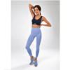 Legginsy Bezszwowe Blue Melange Shape (Push Up)   