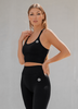 Bra Top Bezszwowy Black Second Skin