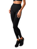 Seamless Leggings Black Plain (Push Up)