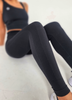 Seamless Leggings Push Up Black