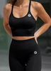 Bra Top Bezszwowy Black Second Skin
