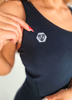 Top Sleek Asymmetry Black