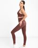 Legginsy Bezszwowe Chocolate Perfect Shape (Push Up)