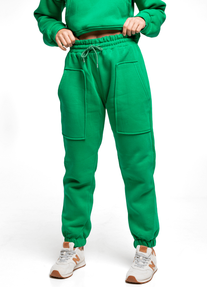 Cozy Green Sweat Suit Set
