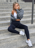 Bluza Dresowa z Kapturem Grey