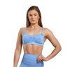 Horní díl podprsenky Strappy Blue Melange (Push Up)