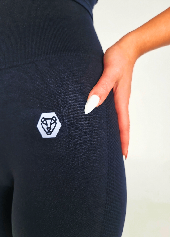 Legginsy Bezszwowe Push Up Black