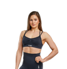 Bra Top Strappy Black (Push Up)