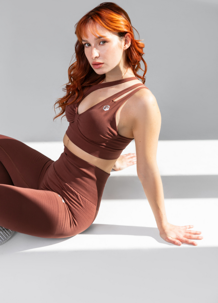 Bra Top Bezszwowy Evolution Chocolate